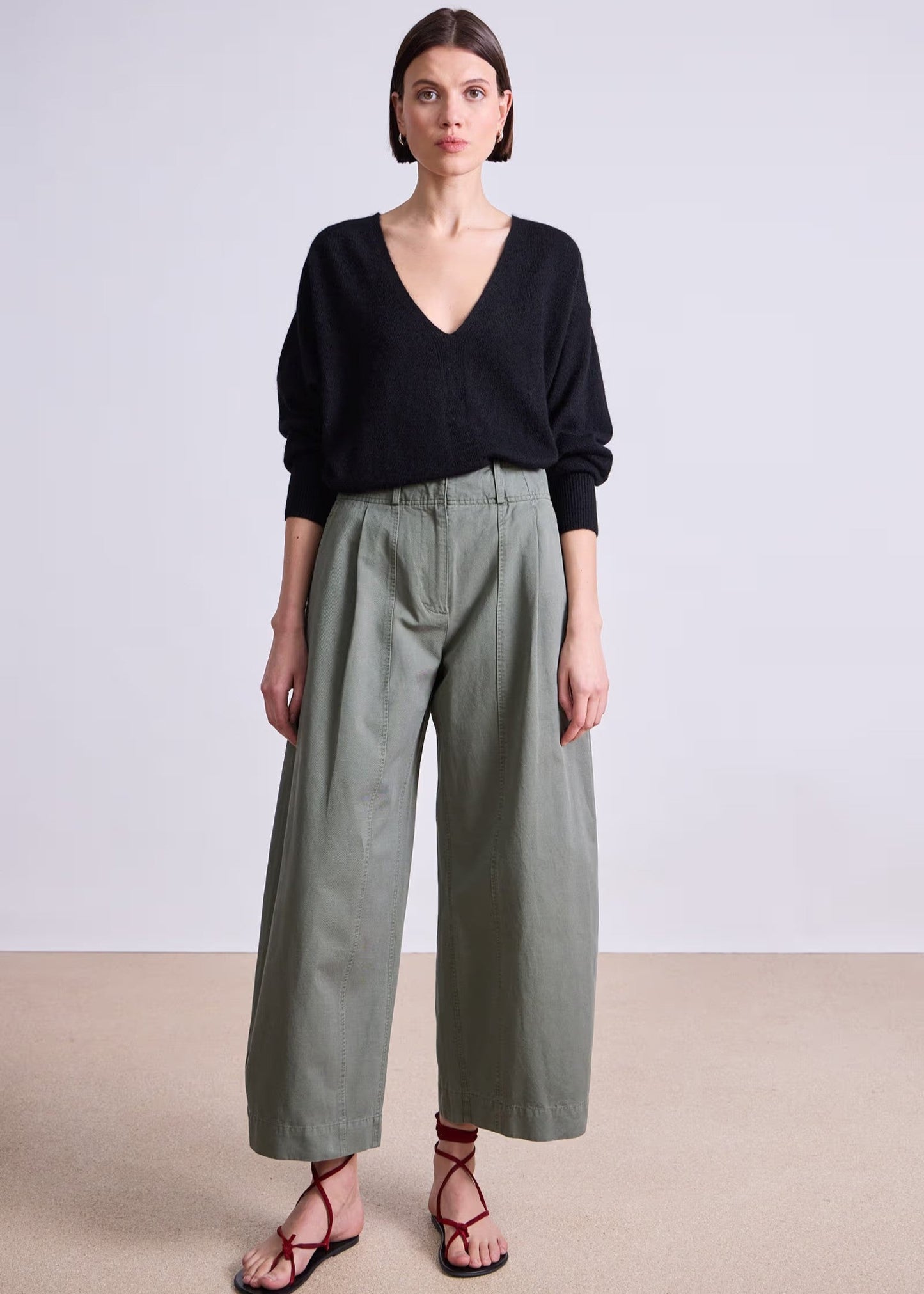 Cropped Cybil Trouser Pants Apiece Apart
