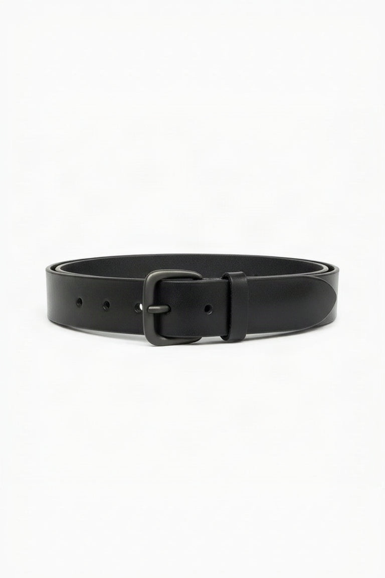 Matte Buckle Belt Belts Orciani Nero 32/90