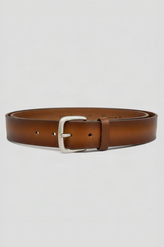 Bull Soft Leather Belt Belts Orciani Cuoio 30/85