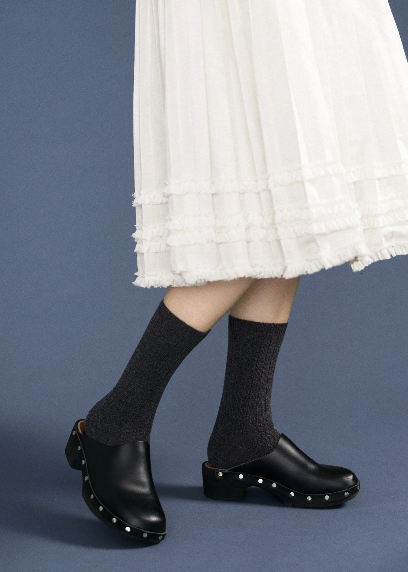 Italia Cashmere Cozy Rib Crew Sock