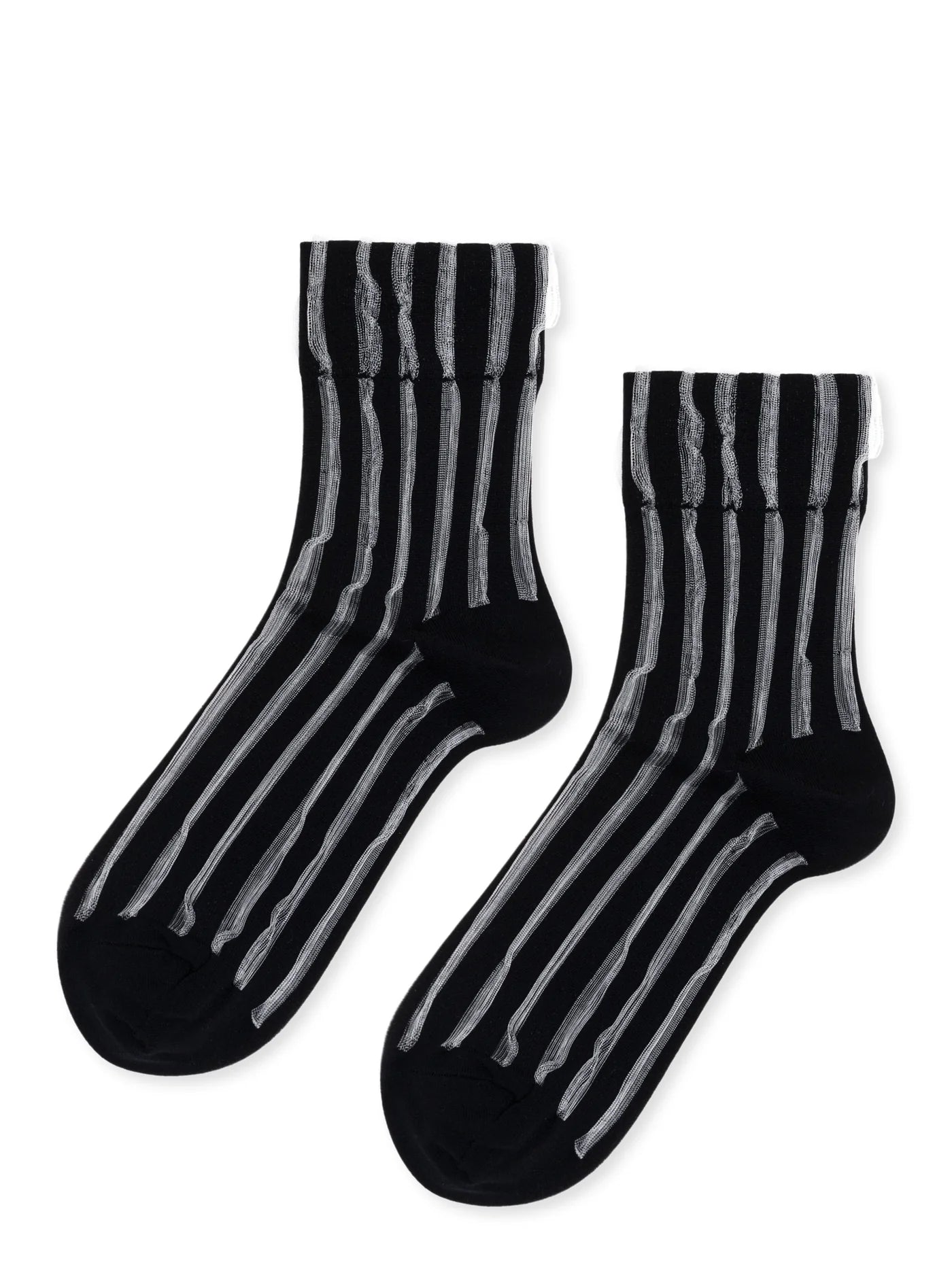 Mykonos Sheer Crew Sock Socks & Hosiery Hansel from Basel Black OS