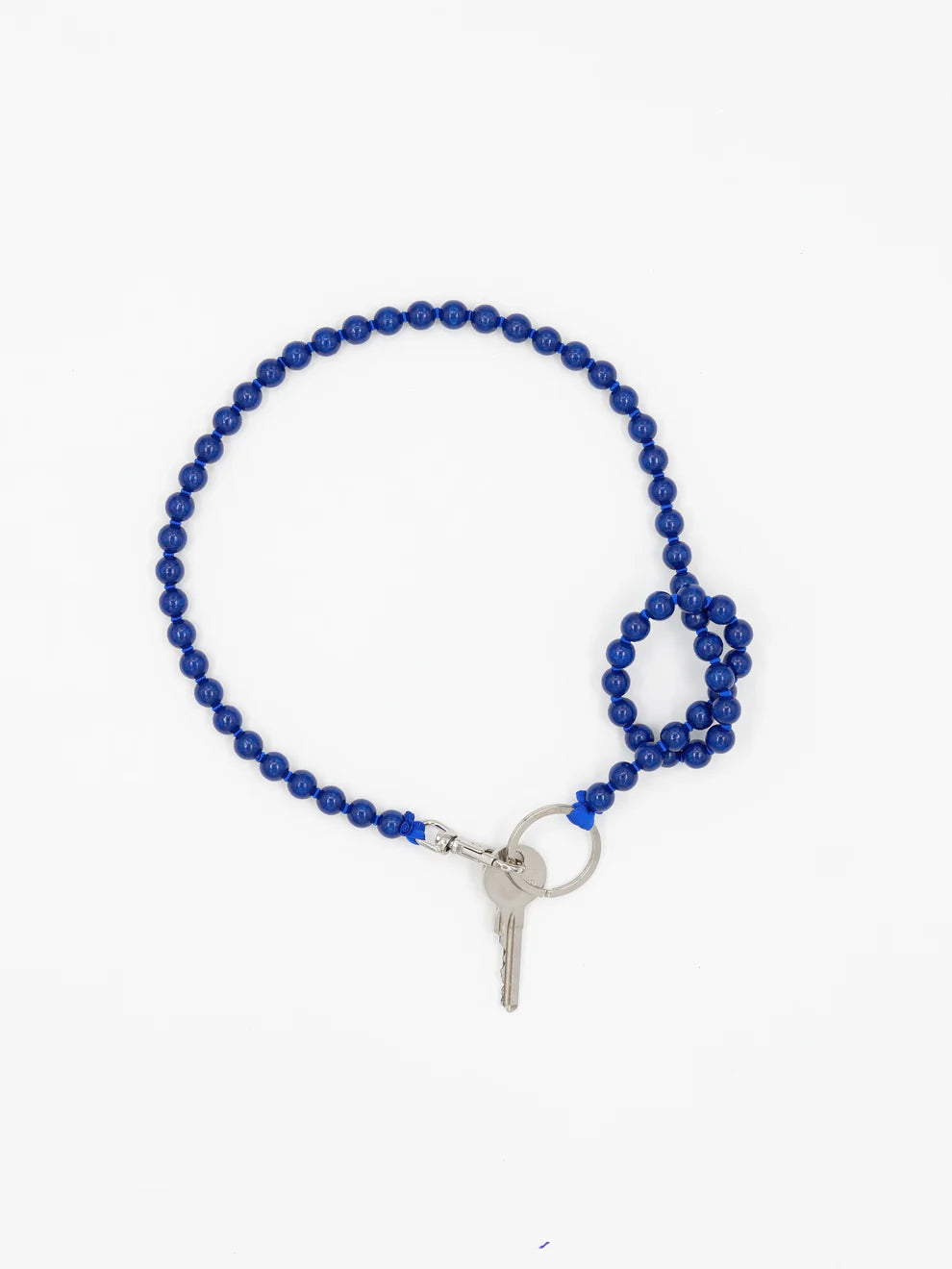 Small Bead Long Keychain Keychains Ina.Seifart Blue