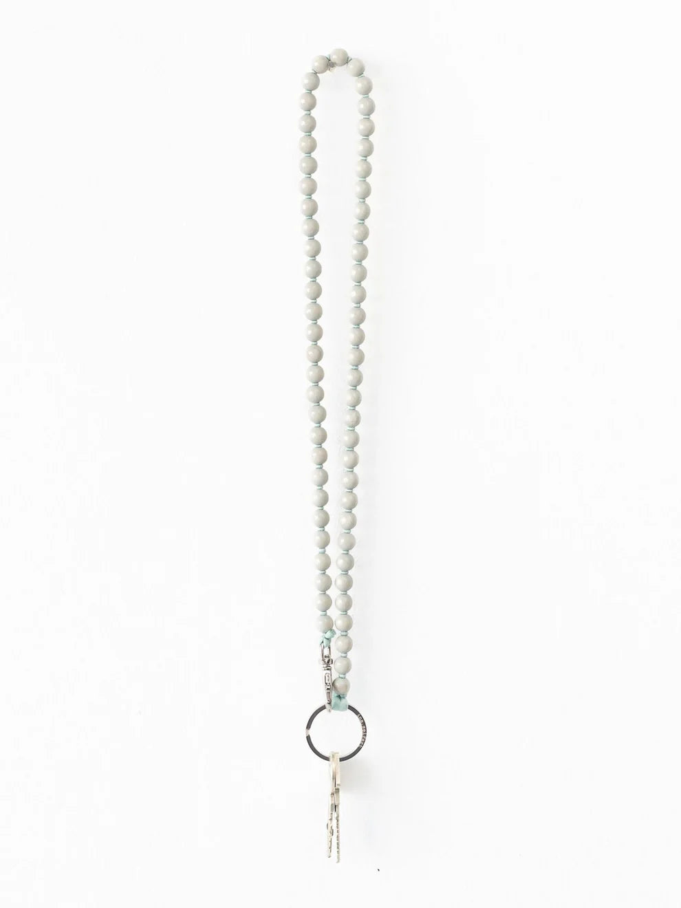 Small Bead Long Keychain Accessories Ina.Seifart Salvia