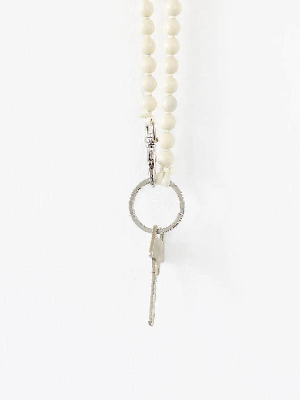 Small Bead Long Keychain Keychains Ina.Seifart Opal