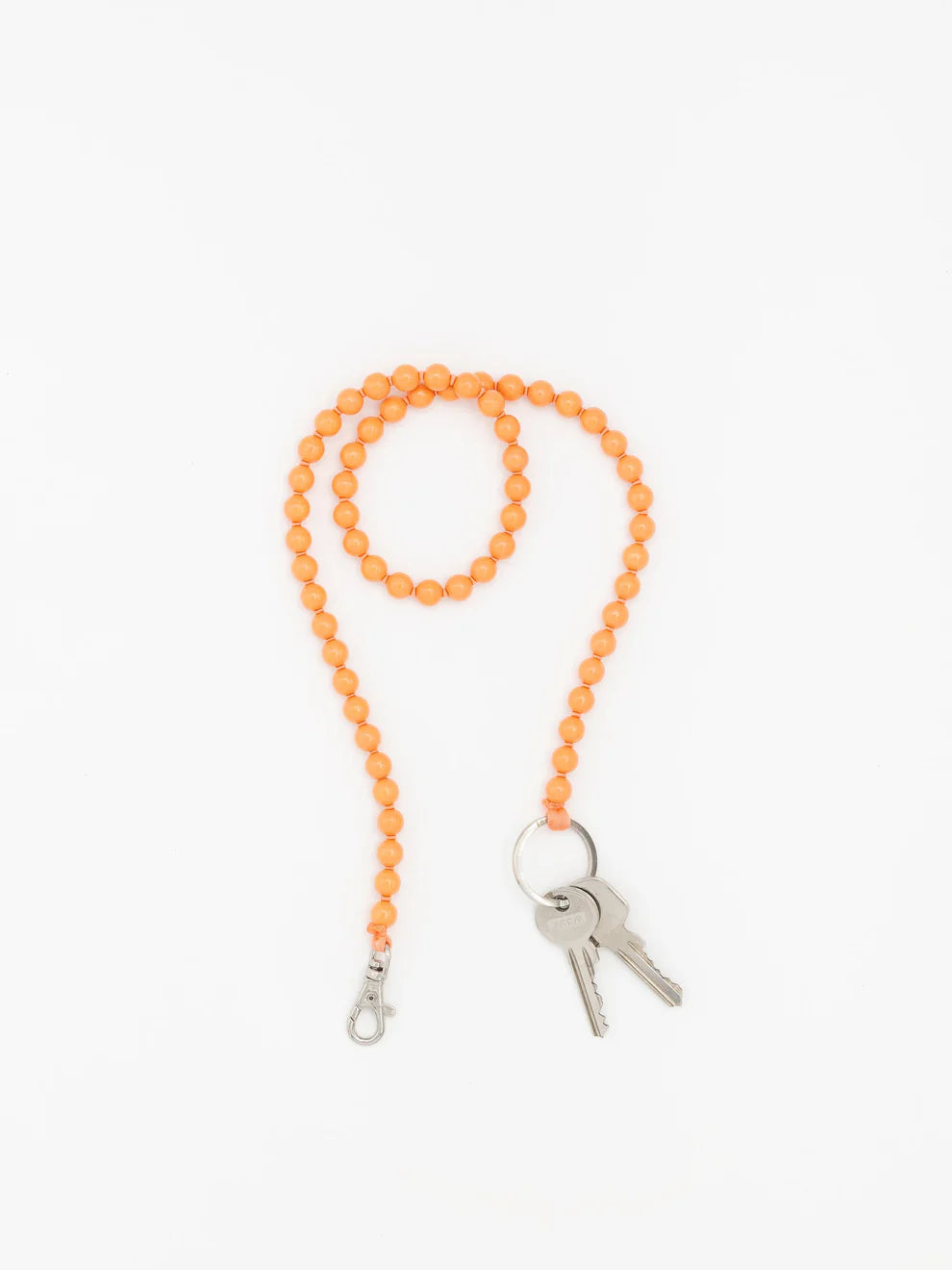 Small Bead Long Keychain Keychains Ina.Seifart Peach