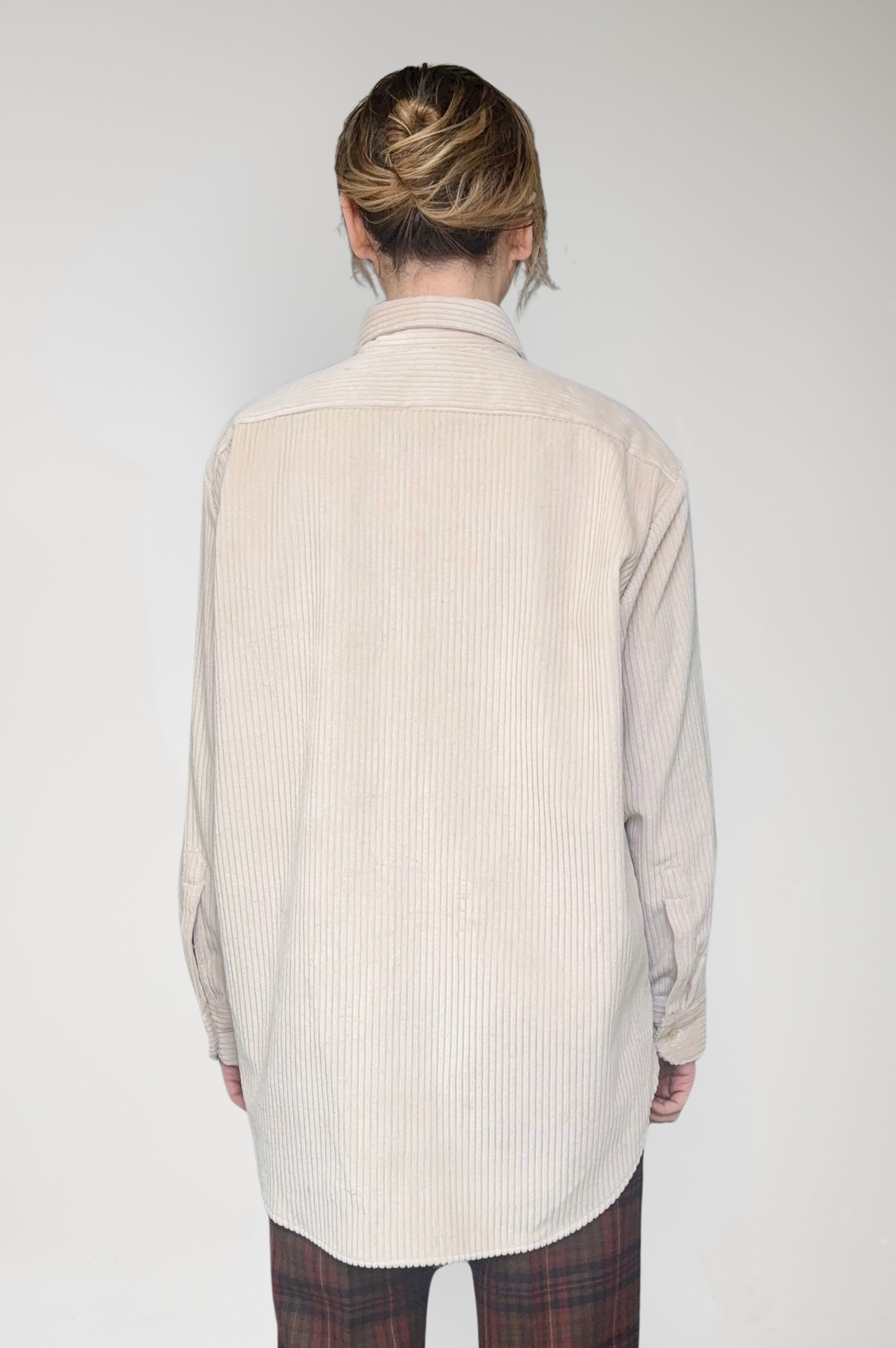Jose Shirt in Cream Corduroy Tops CHRISTINE ALCALAY