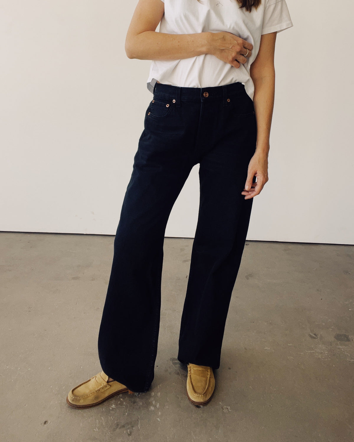 The Wide Slouch Washed Black HEY GANG - 3