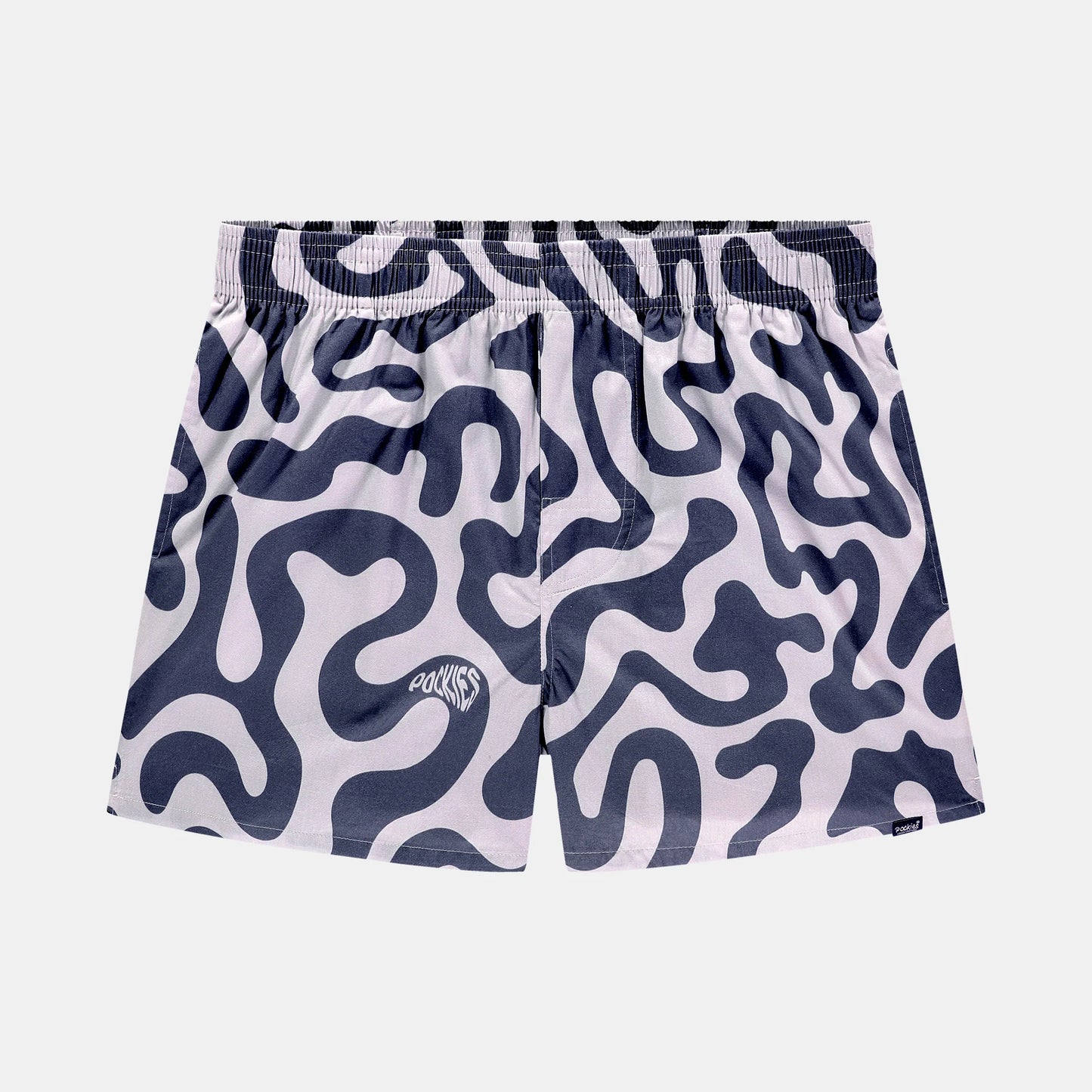 Navy Swirls Boxers Underwear Pockies