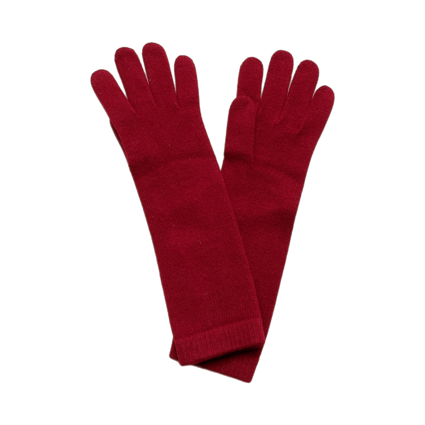 Long Cashmere Gloves Accessories Portolano Ashton Red
