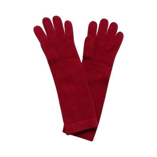 Long Cashmere Gloves Gloves Portolano Ashton Red