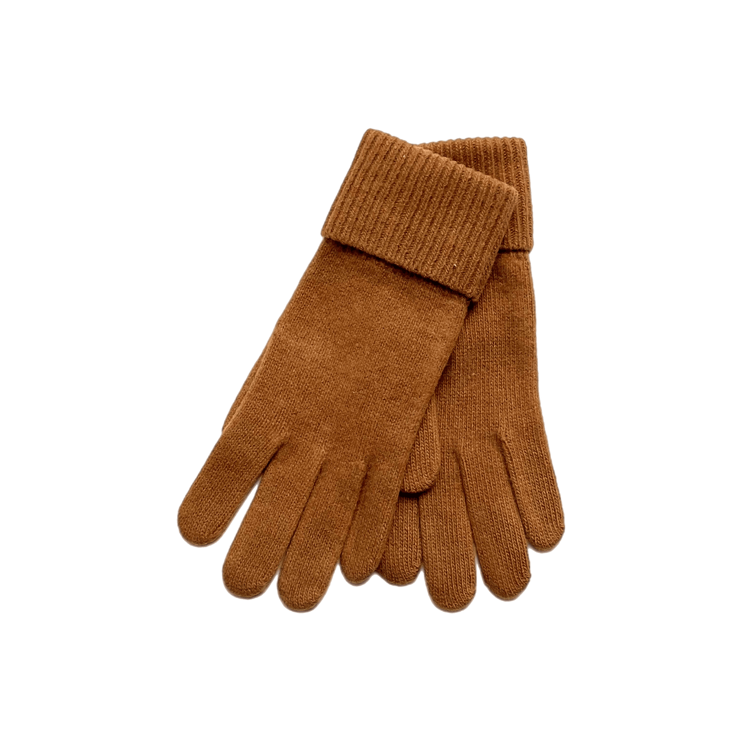 Cashmere Ribbed-Cuff Gloves Accessories Portolano CAMMELLO SCURO