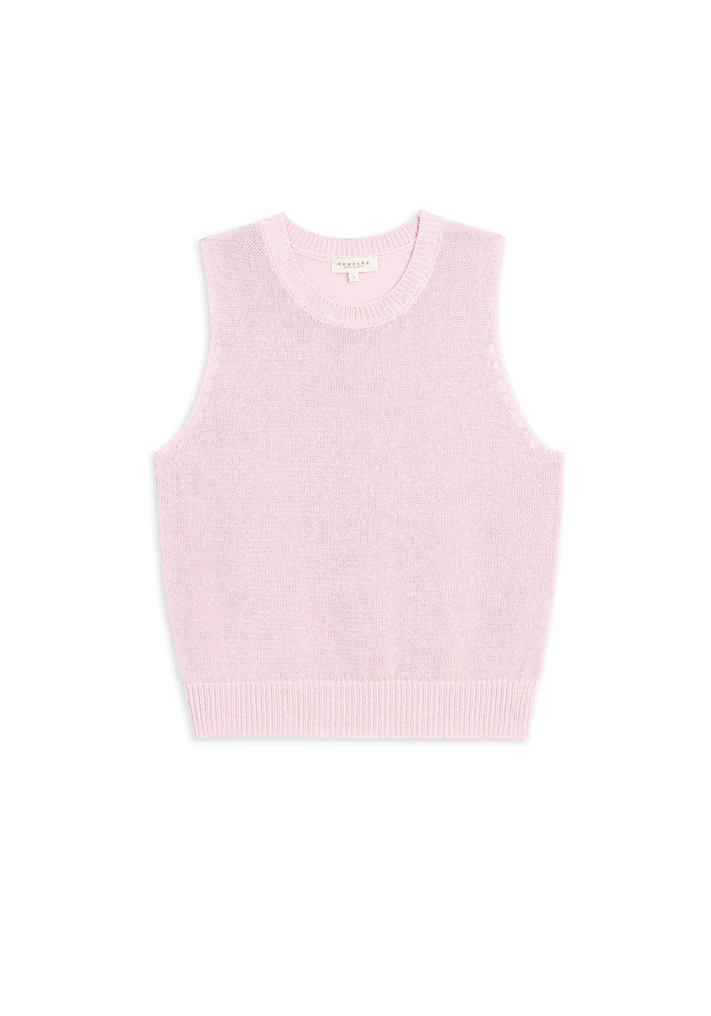Selina Cotton Linen Top Sweaters DEMYLEE New York Peony Pink S