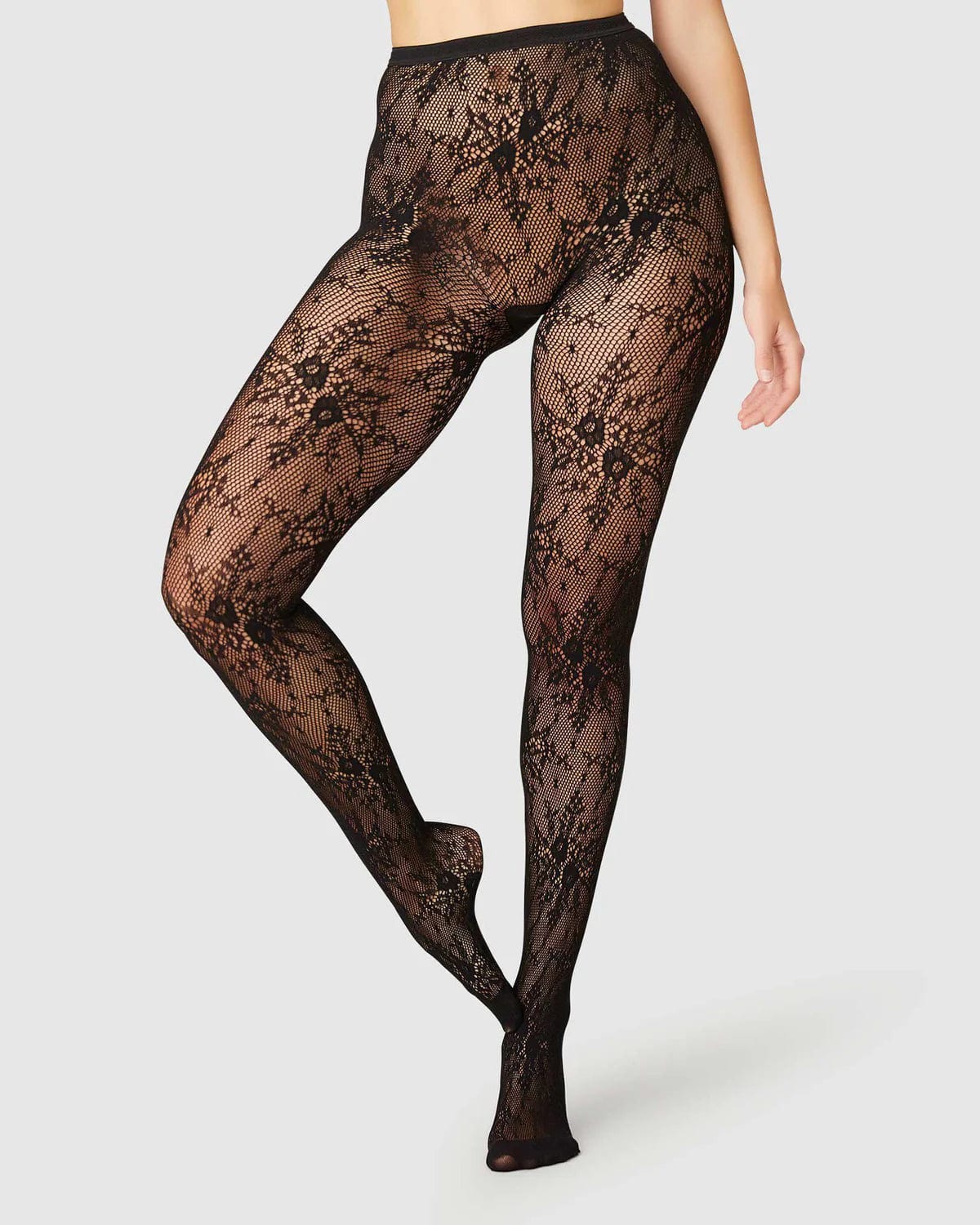 Rosa Lace Tights Socks Swedish Stockings