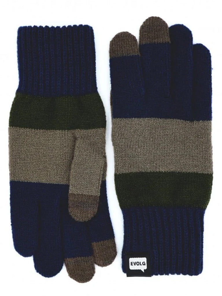 Axis Touchscreen Glove Gloves Evolg Navy/Gray O/S