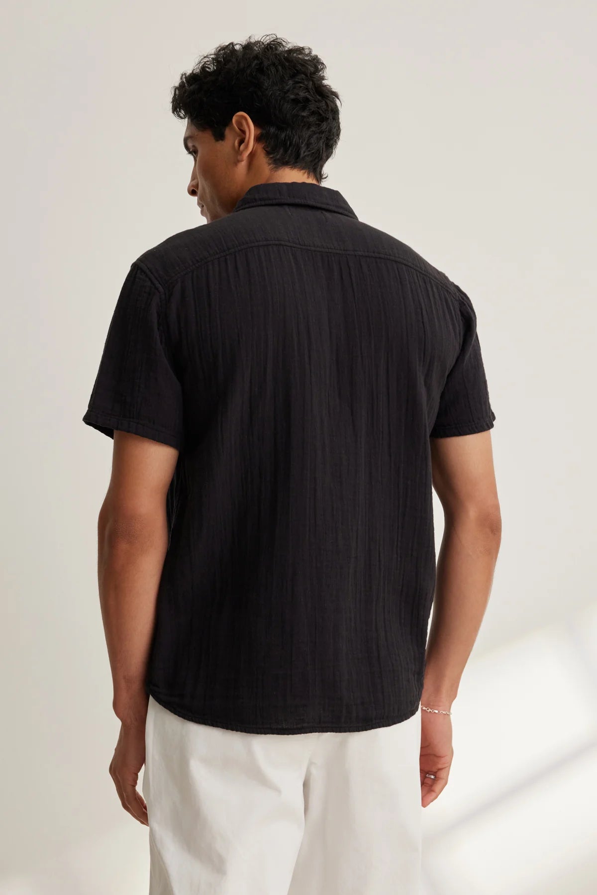 Christian S/S Button Down Tops Velvet by Graham & Spencer