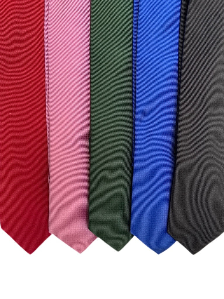 Solid silk deals ties