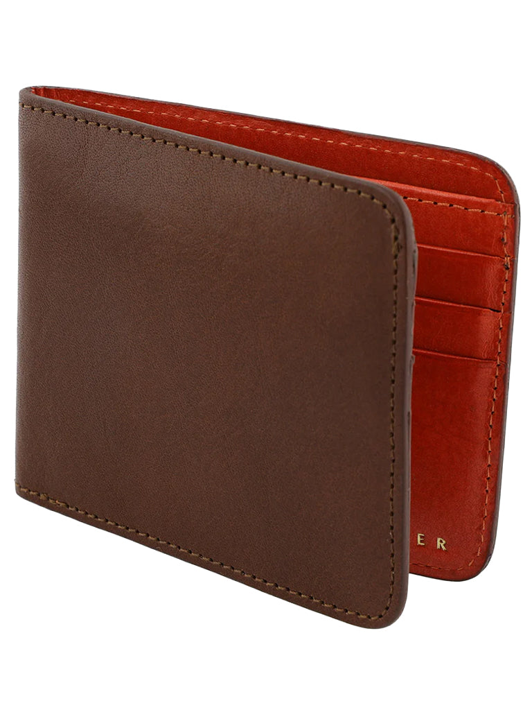 Leather Billfold Wallet 100% Italian Vegetable Tanned Leather Accessories Escuyer