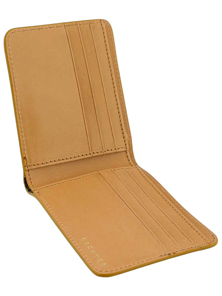 Leather Billfold Wallet 100% Italian Vegetable Tanned Leather Wallets Escuyer