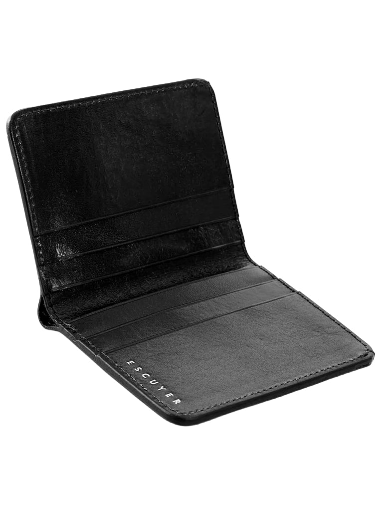 Slim Wallet 100% Vegetable Tanned Leather Wallets Escuyer