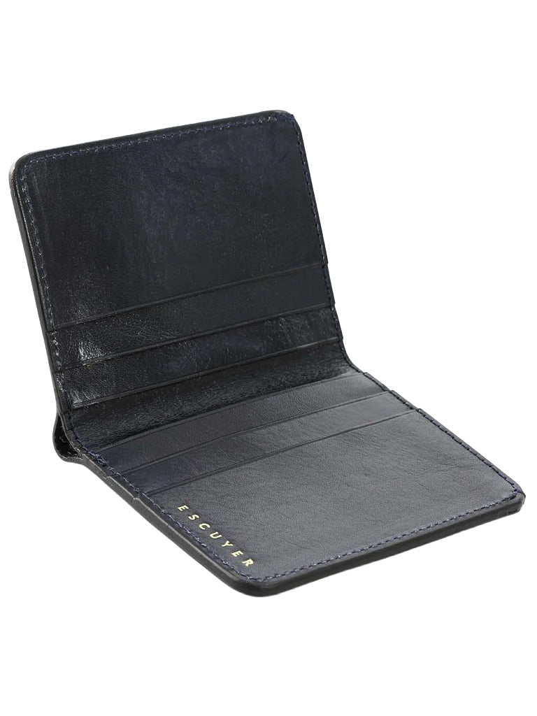 Slim Wallet 100% Vegetable Tanned Leather Wallets Escuyer