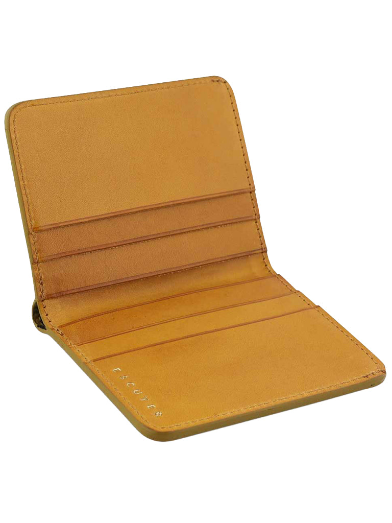 Slim Wallet 100% Vegetable Tanned Leather Accessories Escuyer