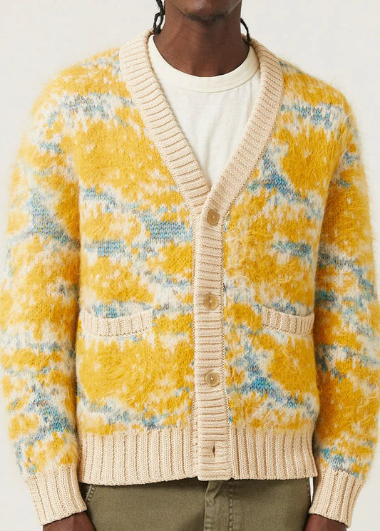 Mohair Camo Cardigan Sweaters Corridor