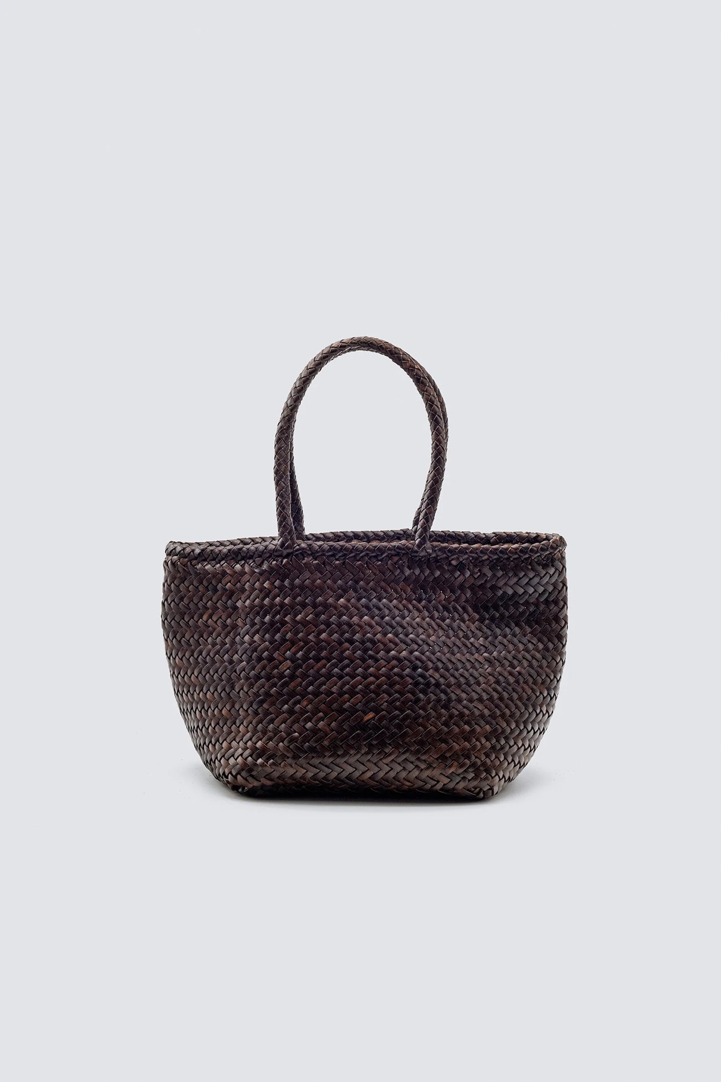 Grace Basket Bag Small Bags Dragon Diffusion Dark Brown