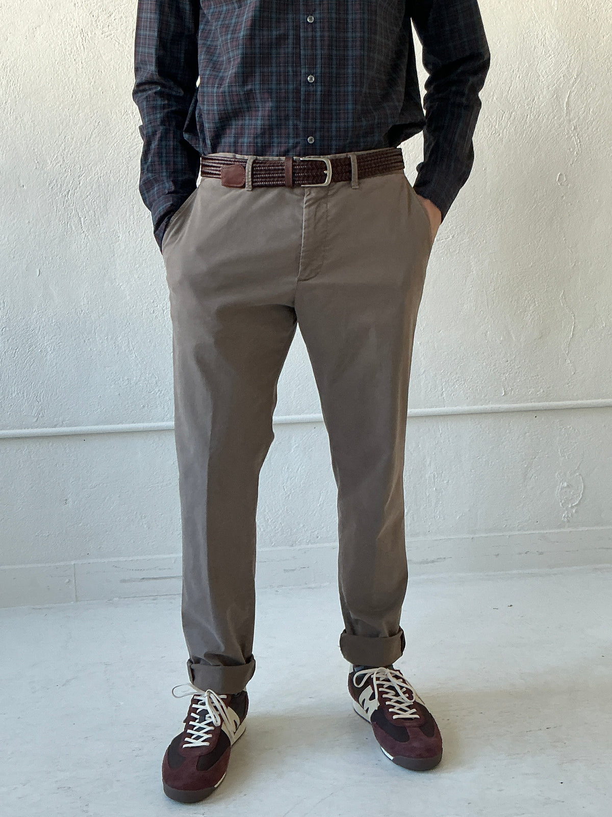 Cotton/Silk Pant Pants White Sand - 4