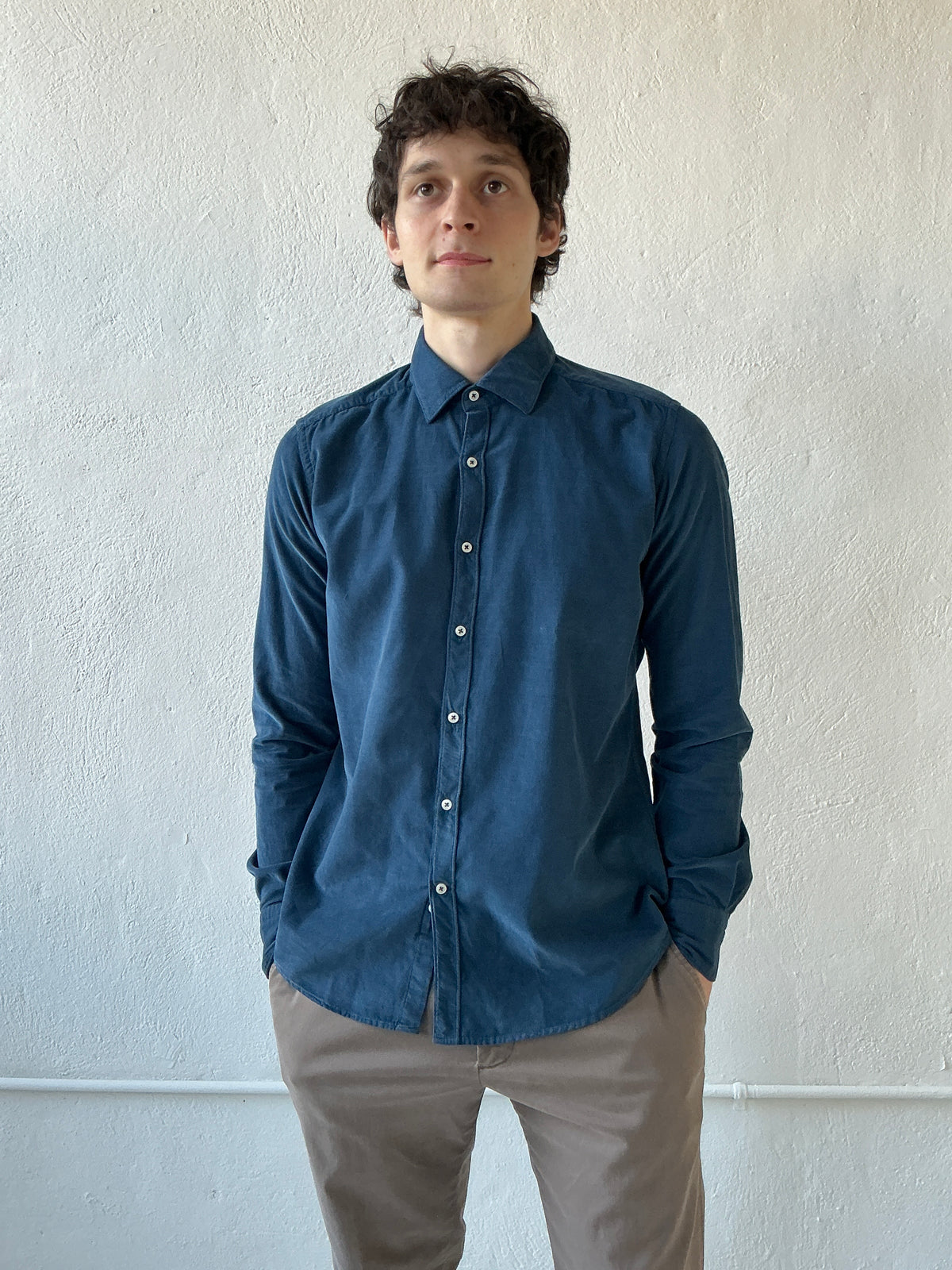Garment Dyed Fine Wale Corduroy Shirt Shirts fig. - 7
