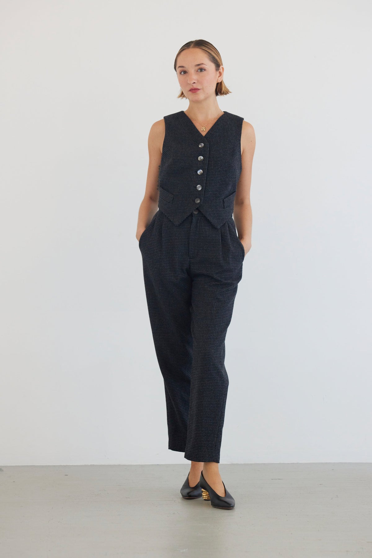 Annie Vest in Wool Vests CHRISTINE ALCALAY - 1