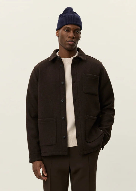 Jason Solid Wool Overshirt
