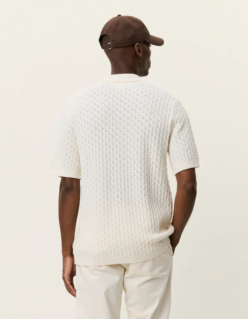 Gespertus Short Sleeve Knitted Shirt Tops Les Deux