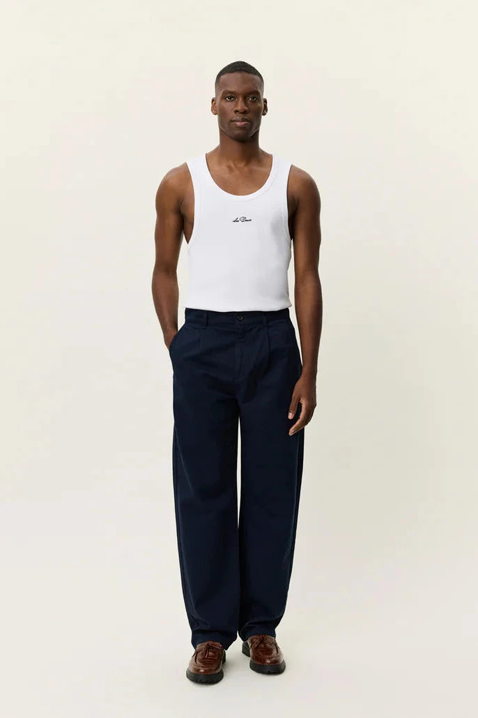 Romeo Pleated Chino Pants Bottoms Les Deux