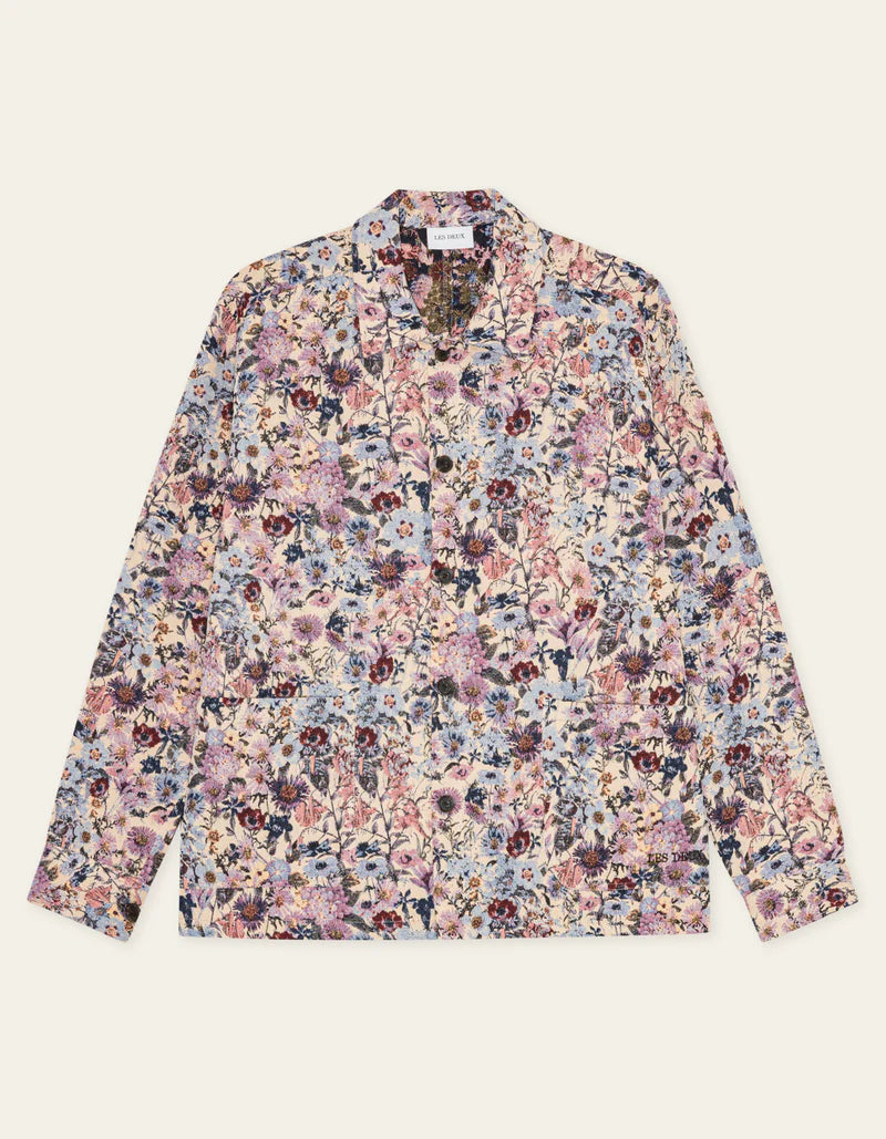 Hugh Jacquard Overshirt Tops Les Deux