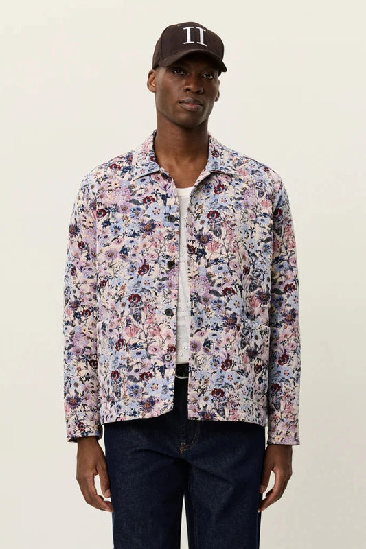 Hugh Jacquard Overshirt Tops Les Deux