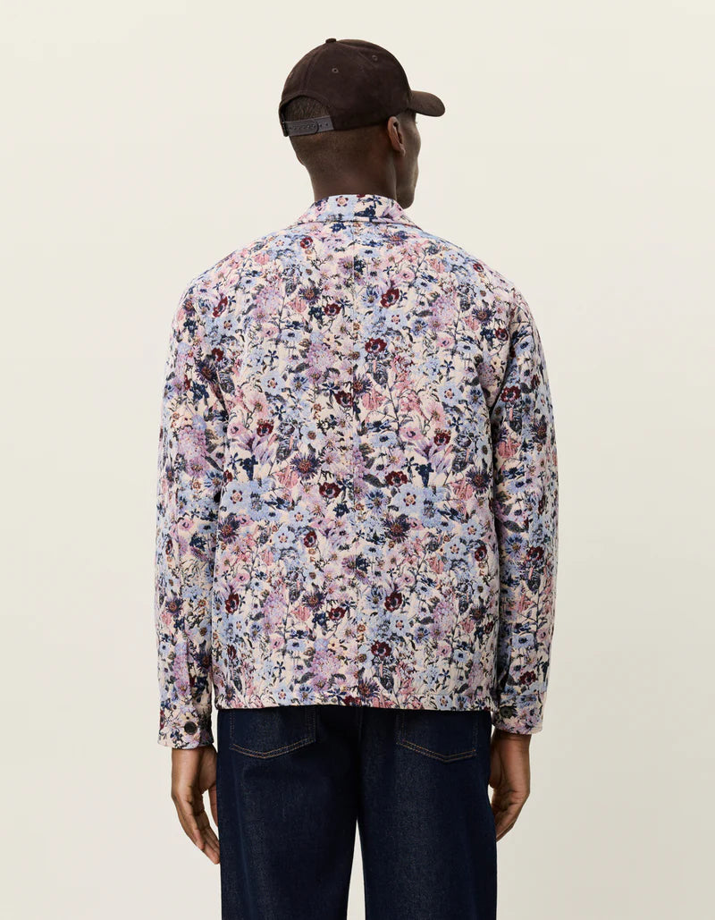 Hugh Jacquard Overshirt Tops Les Deux