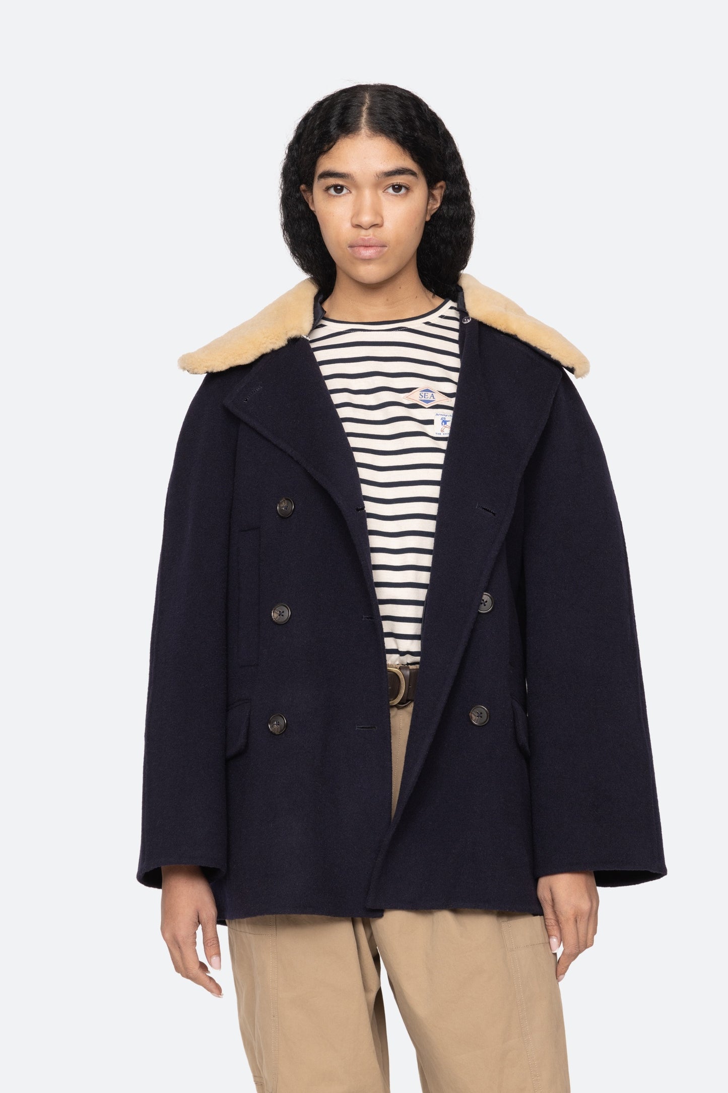 Astra Peacoat Jackets & Outerwear SEA NEW YORK