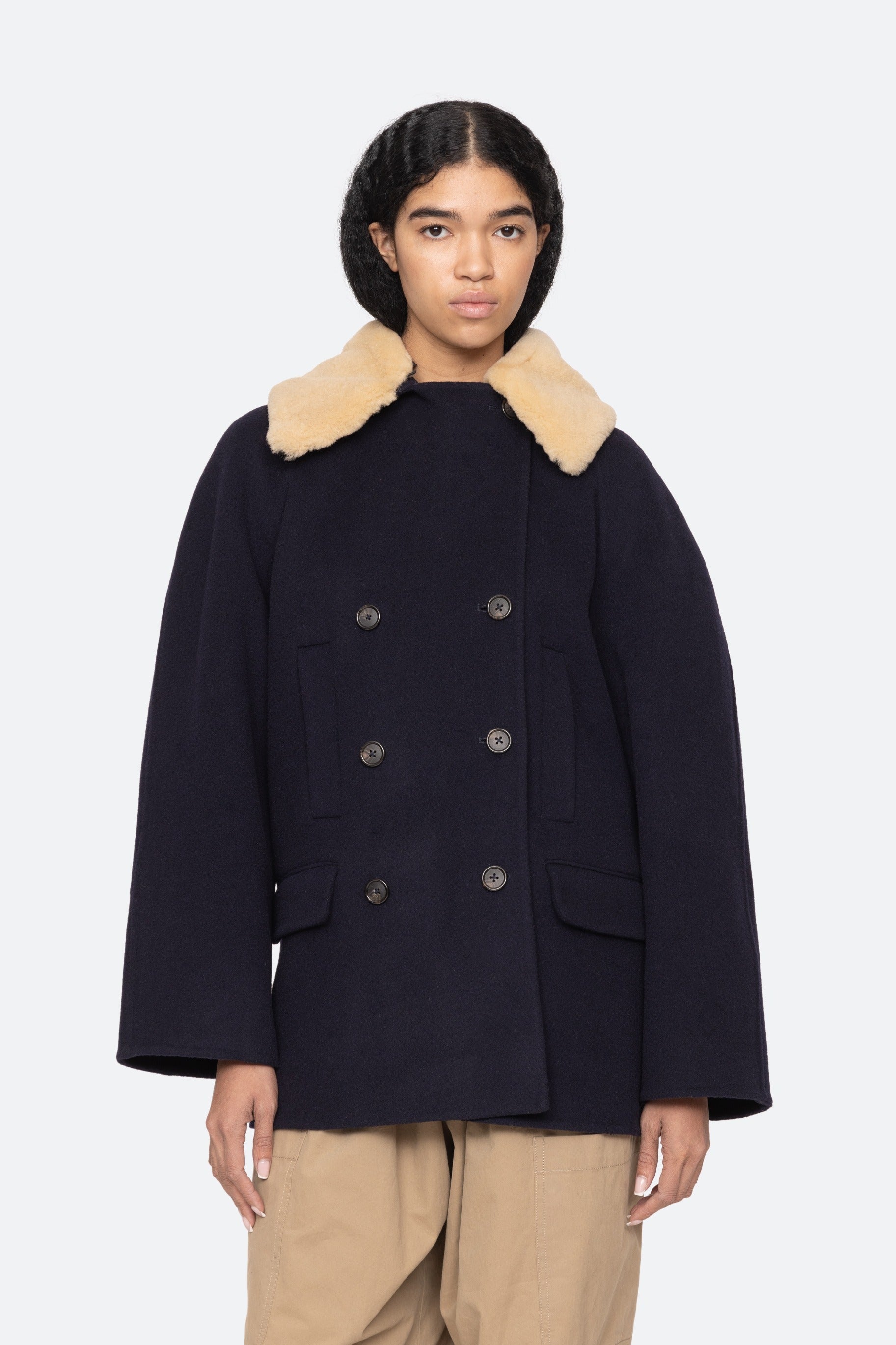 Astra Peacoat Jackets & Outerwear SEA NEW YORK