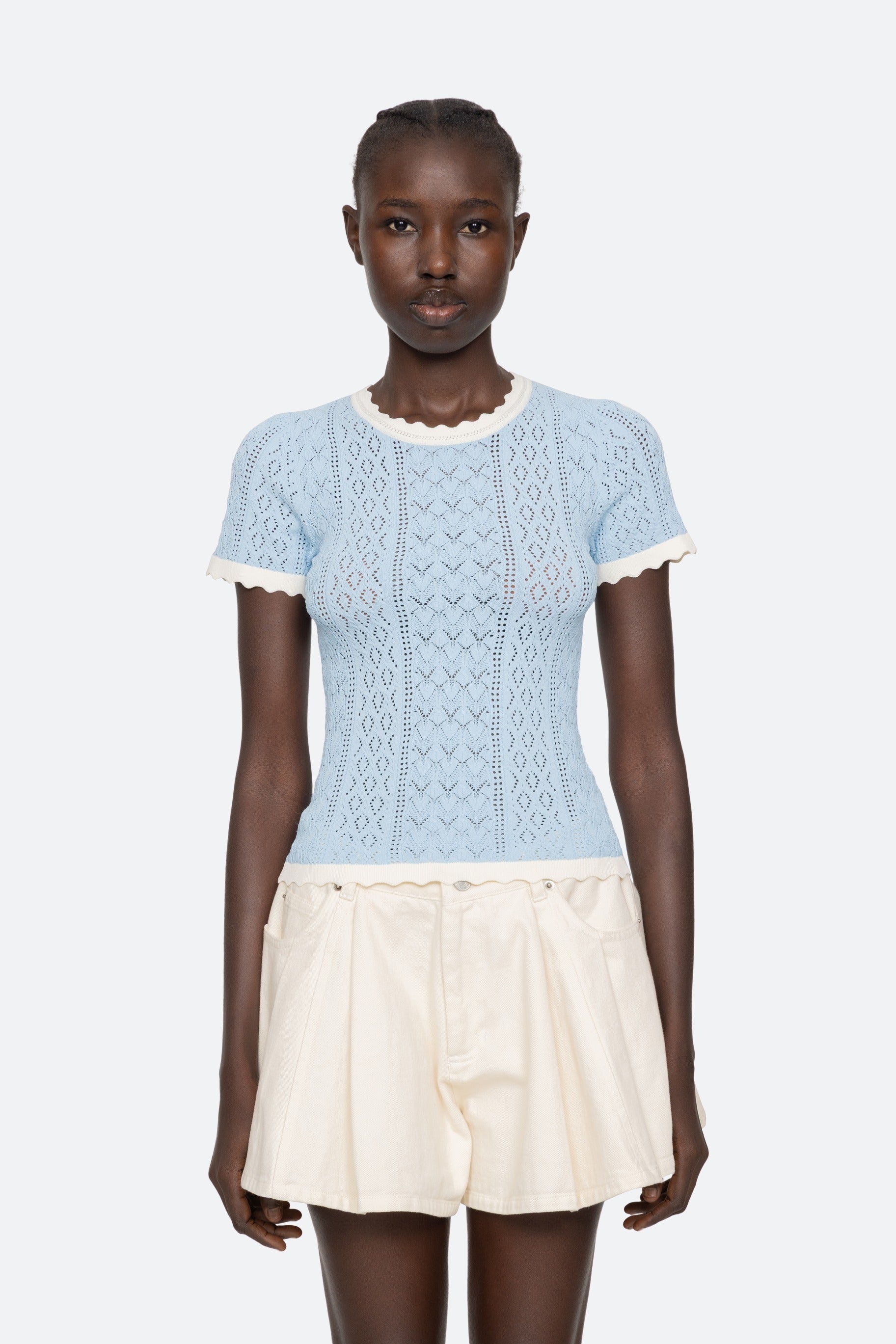 Georgia Knit S/S Top Tops SEA NEW YORK