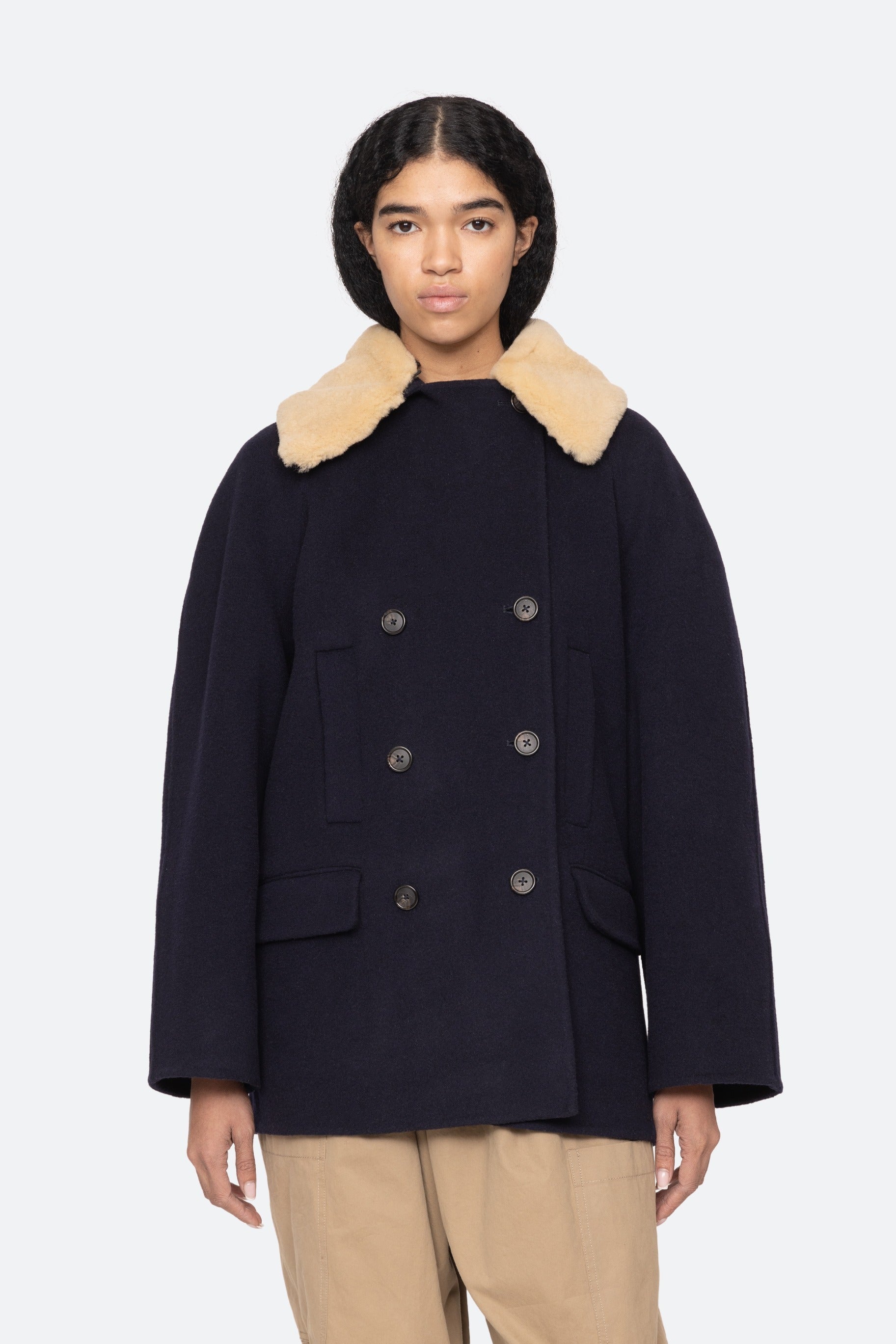 Astra Peacoat Jackets & Outerwear SEA NEW YORK