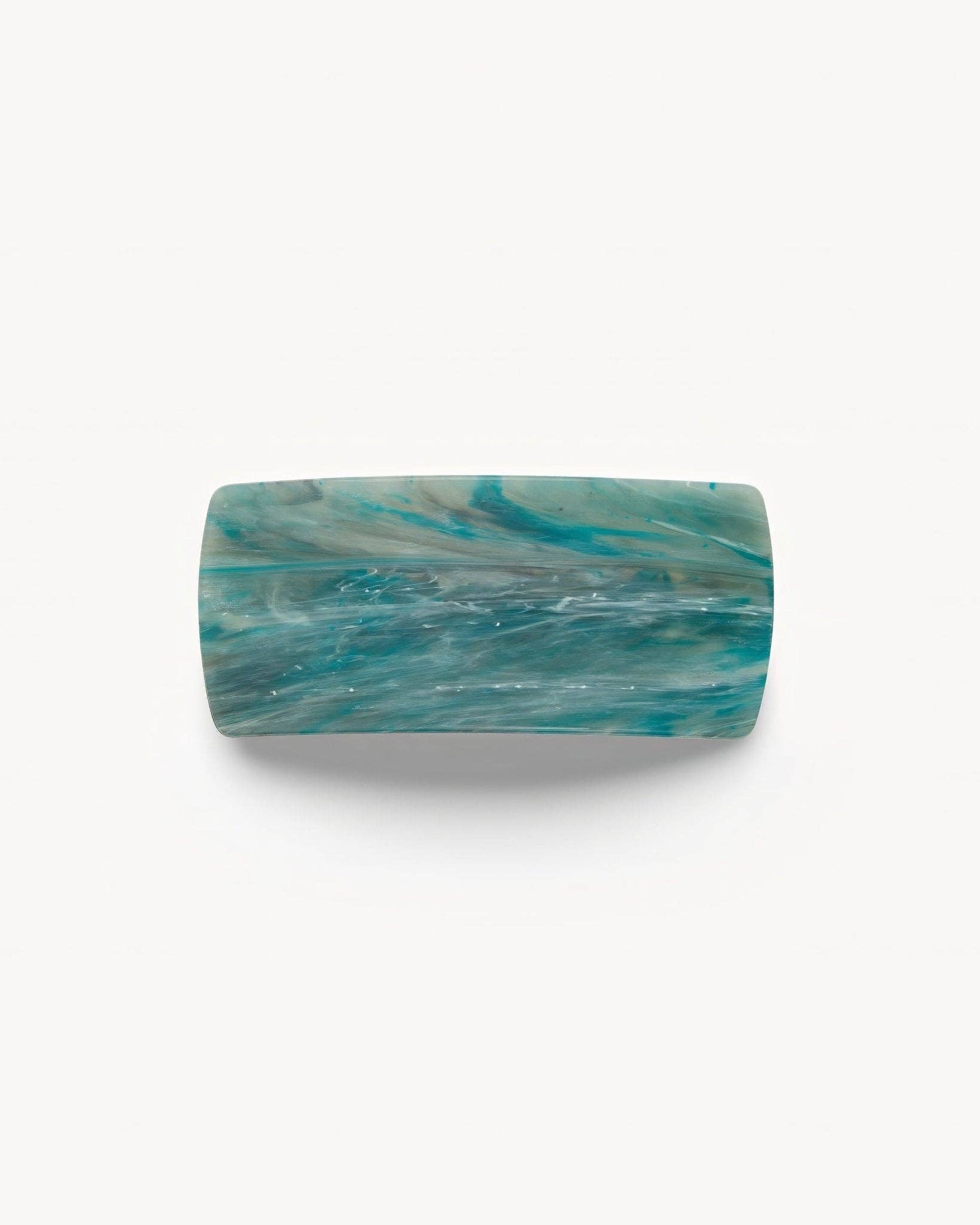 Jumbo Box Barrette in Jadeite MACHETE