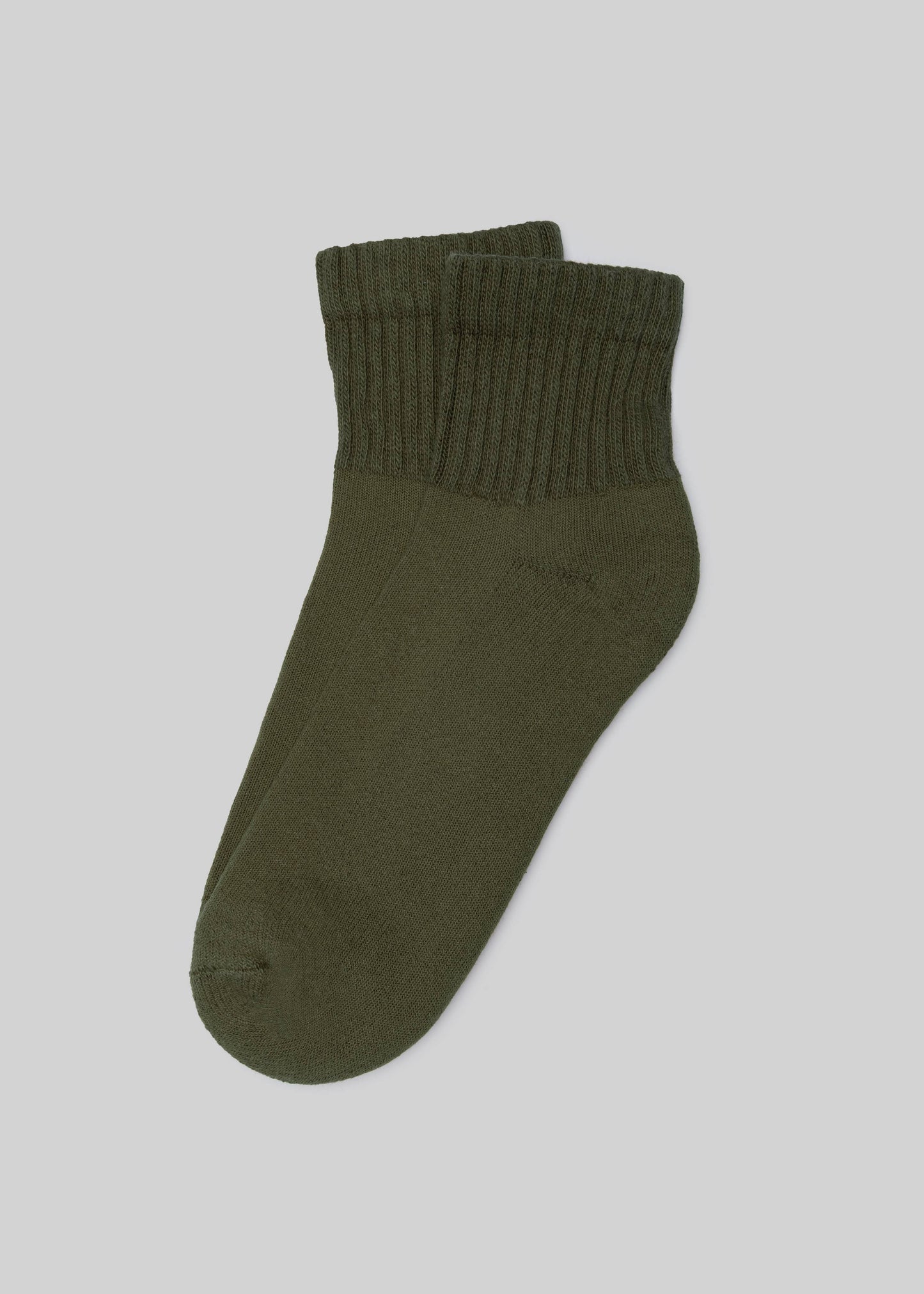 The Solids Quarter Crew Socks American Trench