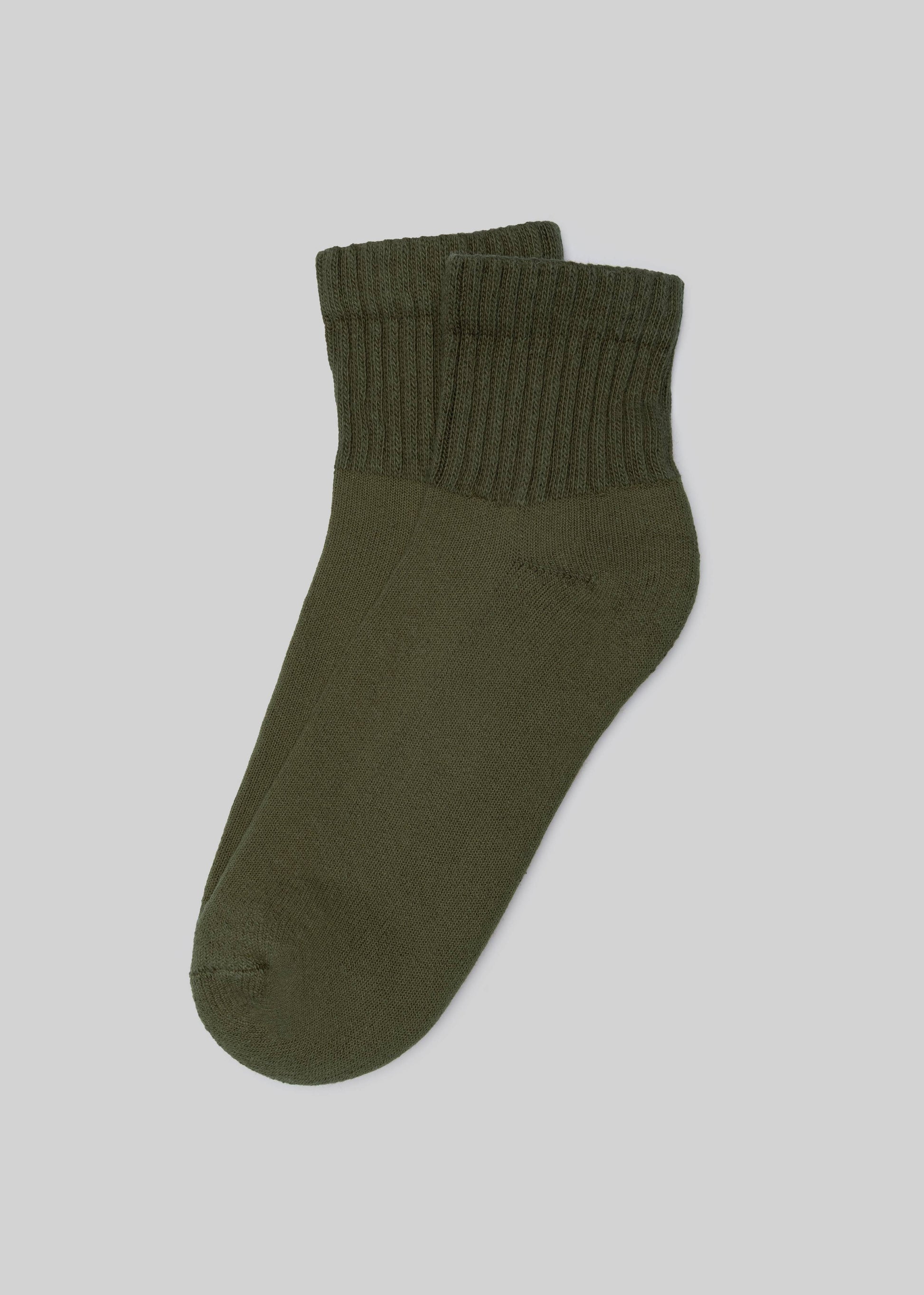 The Solids Quarter Crew Socks American Trench