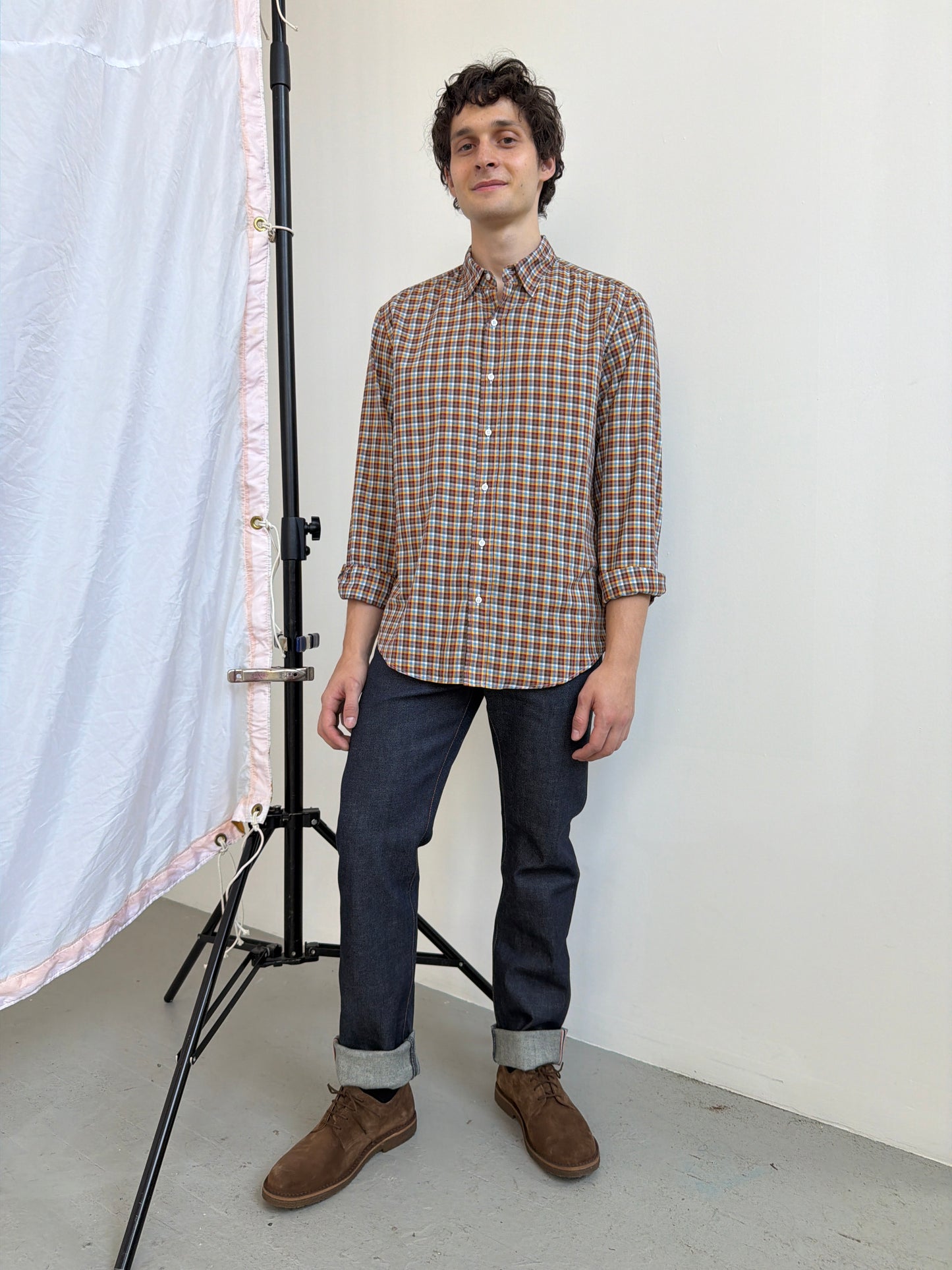 Finbar Woven Button Up Frank & Eileen - 3