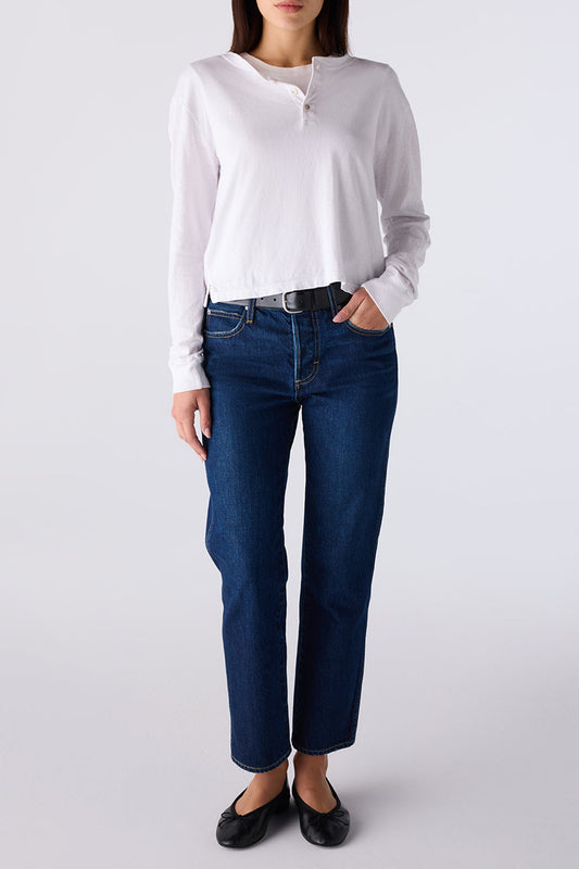 143 AMO Denim Jean in Dark Crossing wash