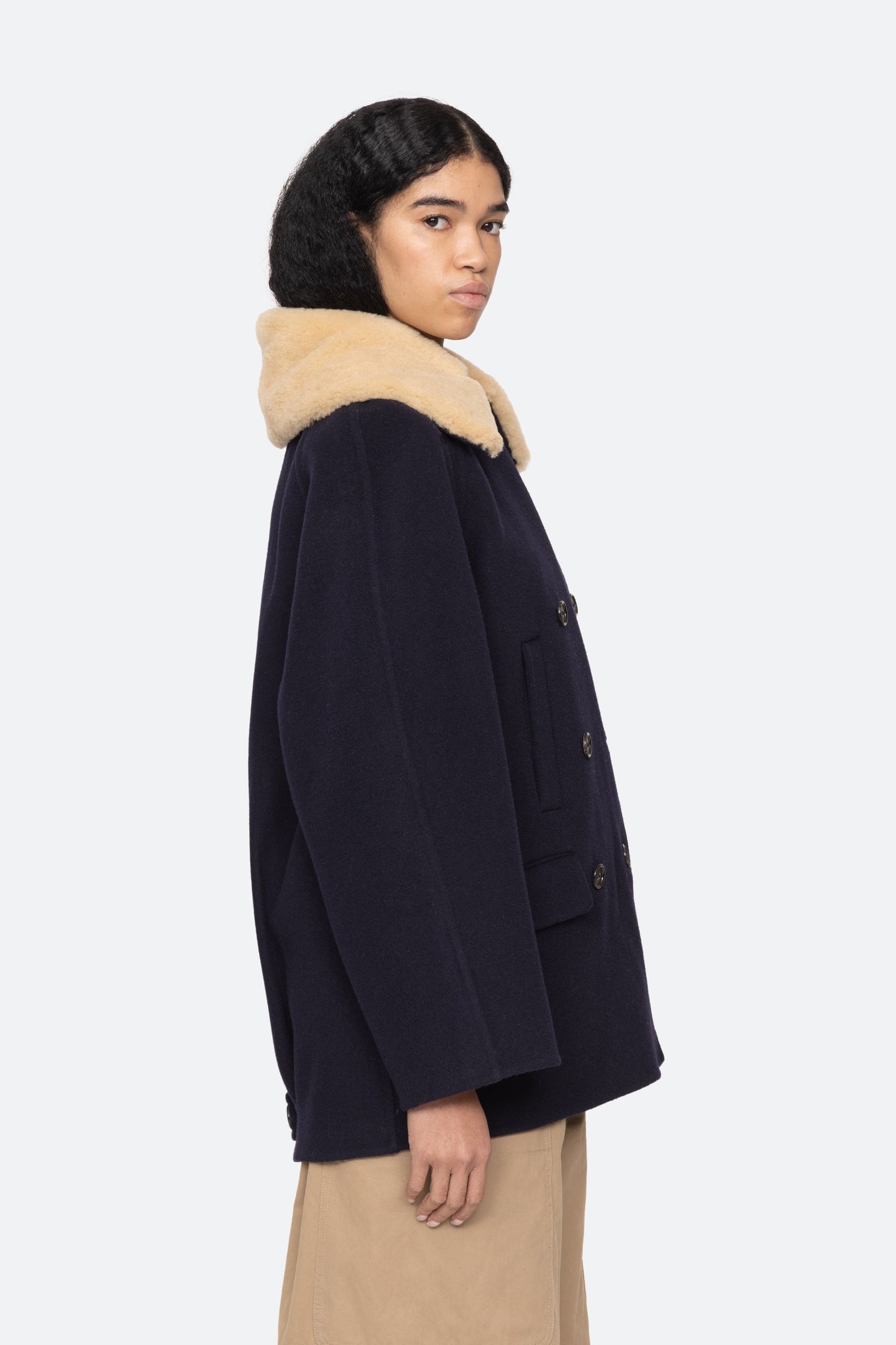 Astra Peacoat Jackets & Outerwear SEA NEW YORK