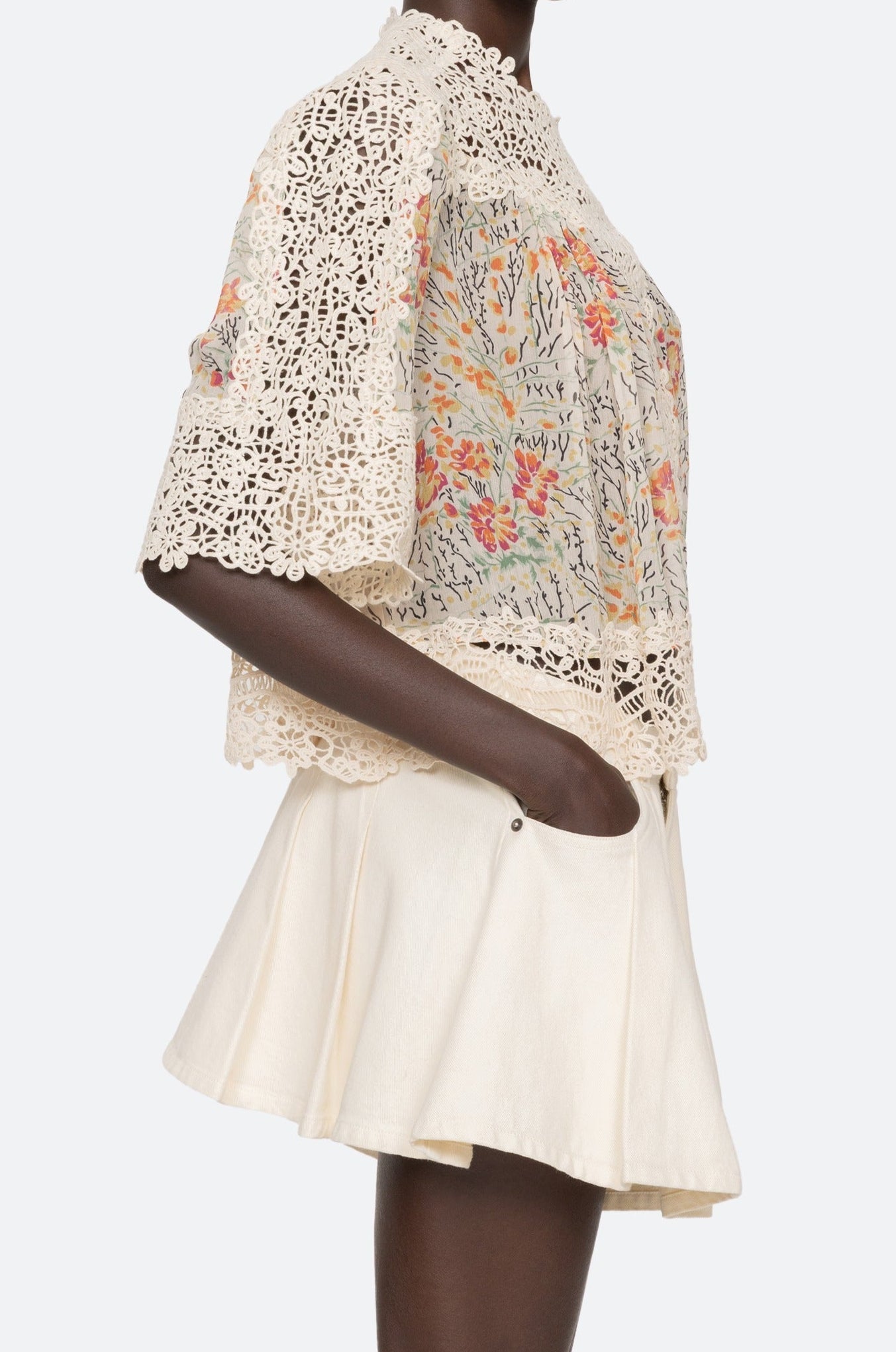 Luisa Print S/S Top Tops SEA NEW YORK