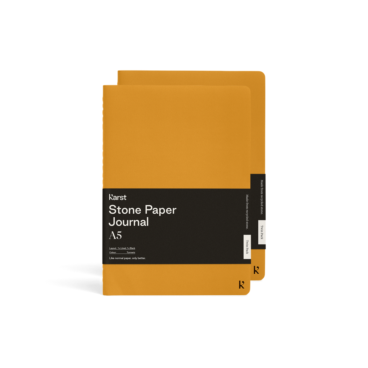 Daily Journal Twin Pack Notebooks Karst Turmeric