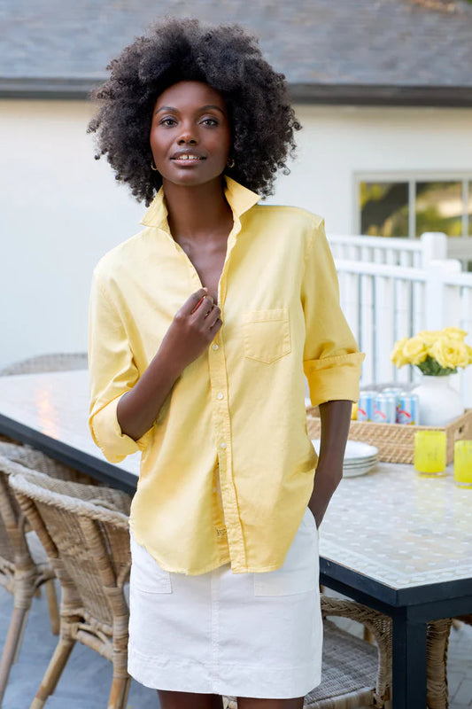 Eileen, Relaxed Button-Up Shirt - Famous Denim Tops Frank & Eileen