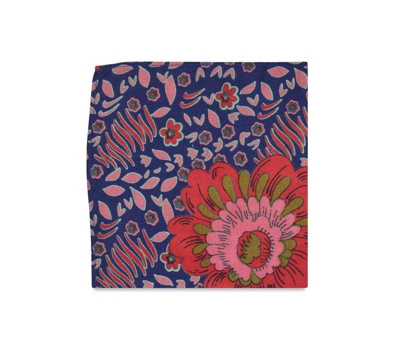 The Marianna Floral Pocket Square Pocket Square Clothing